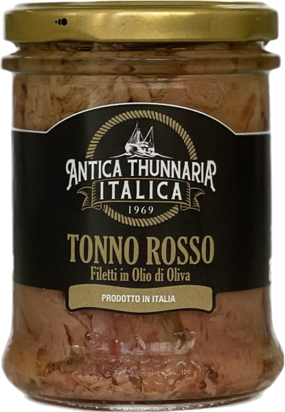 Tonno rosso del mediterraneo Filetti olio di oliva vaso 200g