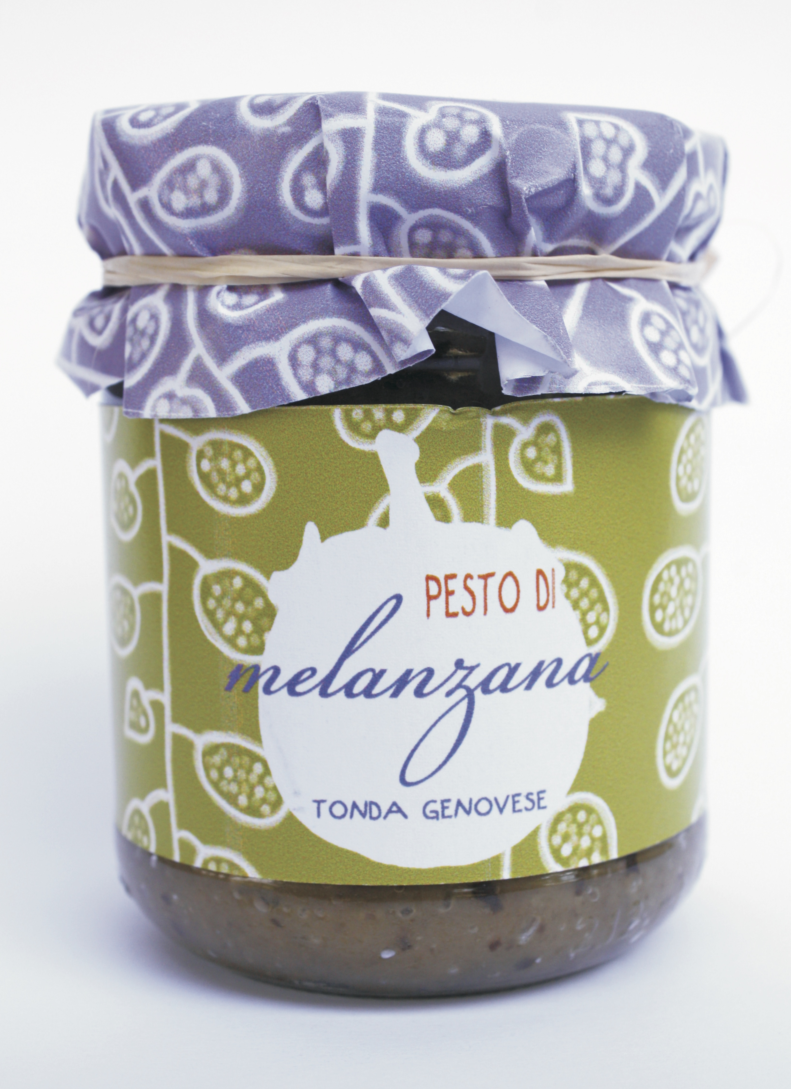Pesto di Melanzana Tonda Genovese 212 ml / 175 gr Saucen Feinkost