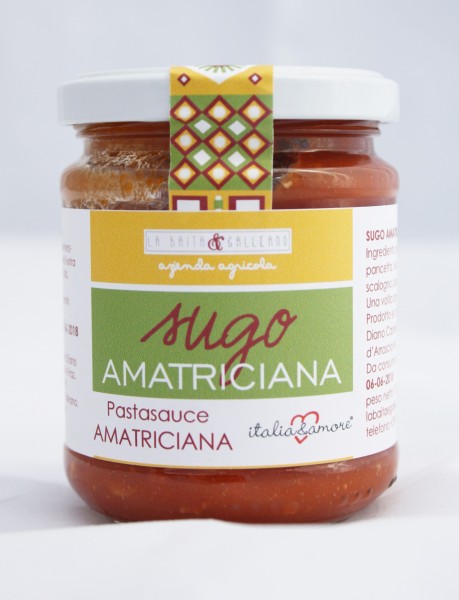 Sugo all'Amatriciana - Pastasauce Amatriciana 212 ml / 180 gr